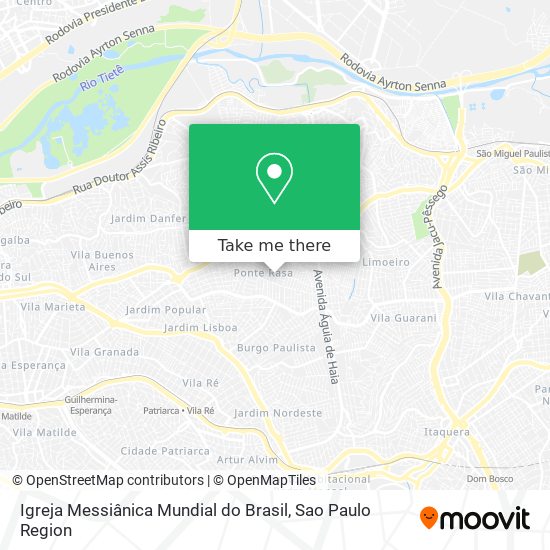 Igreja Messiânica Mundial do Brasil map