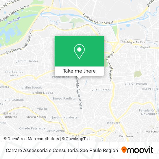 Mapa Carrare Assessoria e Consultoria