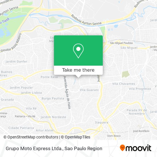 Mapa Grupo Moto Express Ltda.