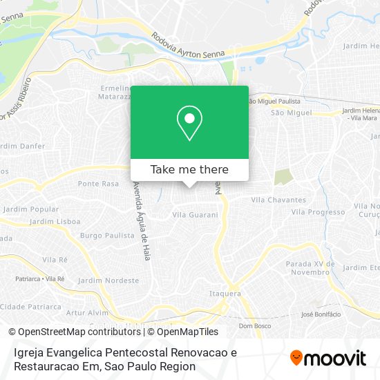 Igreja Evangelica Pentecostal Renovacao e Restauracao Em map