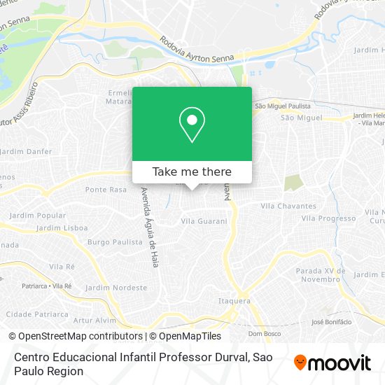 Centro Educacional Infantil Professor Durval map