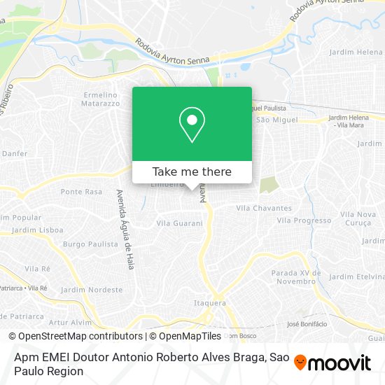 Mapa Apm EMEI Doutor Antonio Roberto Alves Braga