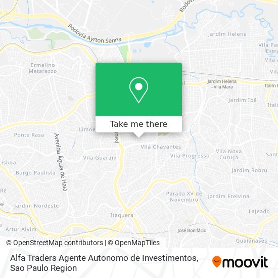 Alfa Traders Agente Autonomo de Investimentos map