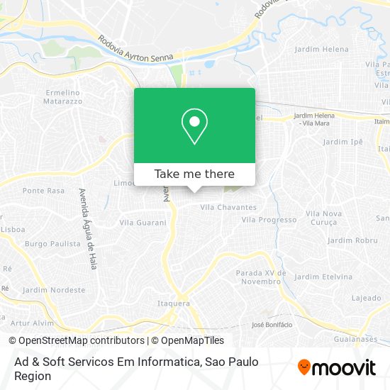 Mapa Ad & Soft Servicos Em Informatica