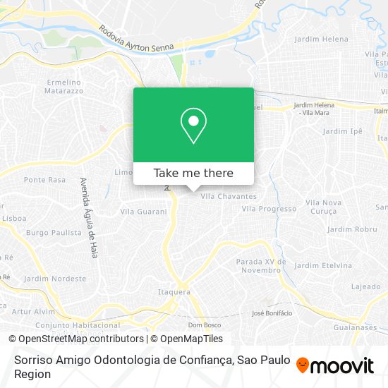 Mapa Sorriso Amigo Odontologia de Confiança