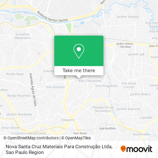 Nova Santa Cruz Materiais Para Construção Ltda map