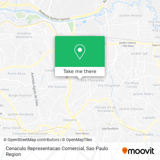 Cenaculo Representacao Comercial map