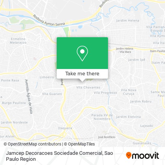 Mapa Jamcep Decoracoes Sociedade Comercial