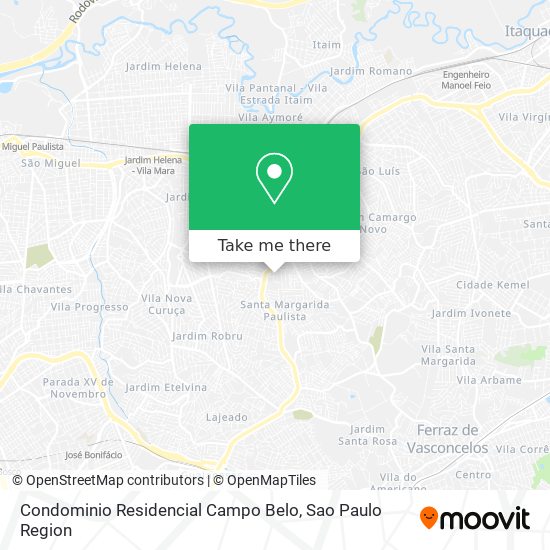 Condominio Residencial Campo Belo map