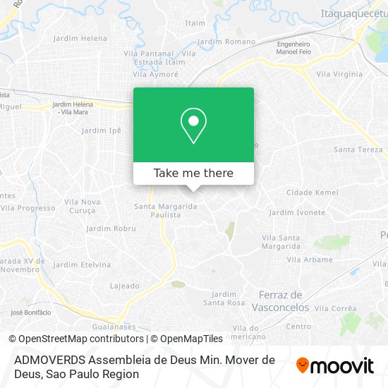 ADMOVERDS Assembleia de Deus Min. Mover de Deus map