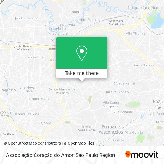 Associação Coração do Amor map