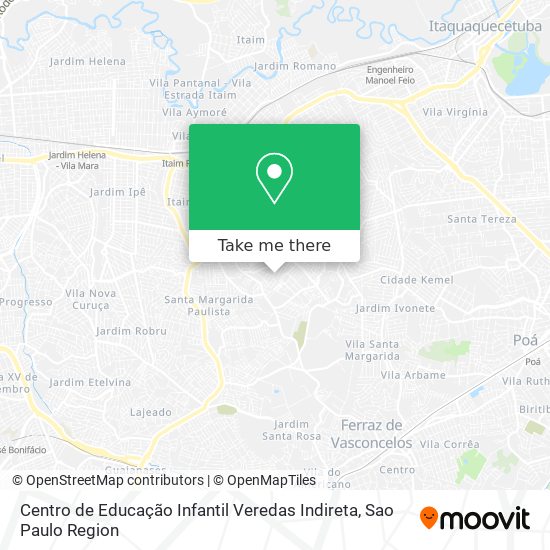 Centro de Educação Infantil Veredas Indireta map