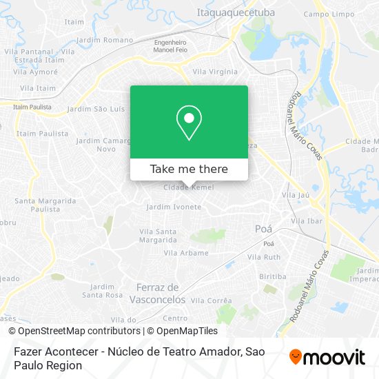 Fazer Acontecer - Núcleo de Teatro Amador map
