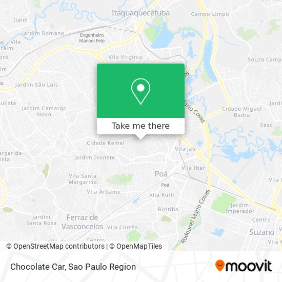 Chocolate Car map