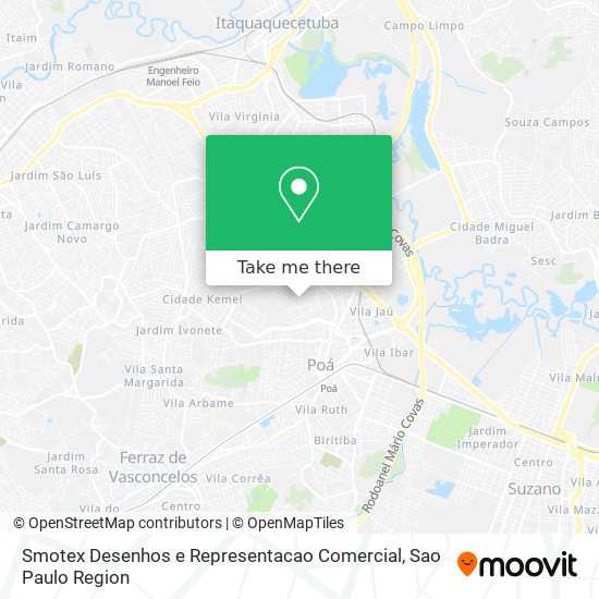 Smotex Desenhos e Representacao Comercial map