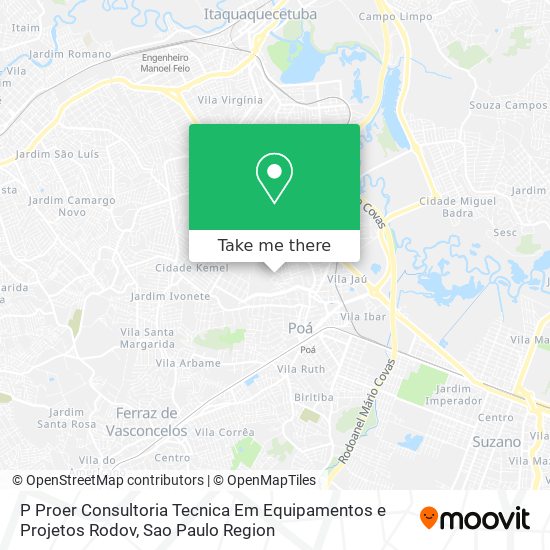 Mapa P Proer Consultoria Tecnica Em Equipamentos e Projetos Rodov