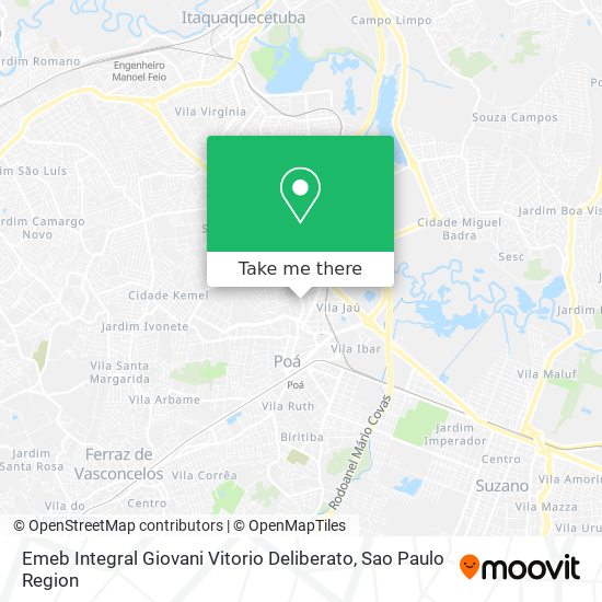 Emeb Integral Giovani Vitorio Deliberato map