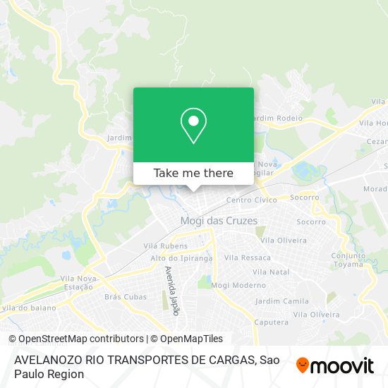 AVELANOZO RIO TRANSPORTES DE CARGAS map
