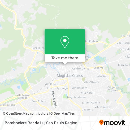 Mapa Bomboniere Bar da Lu