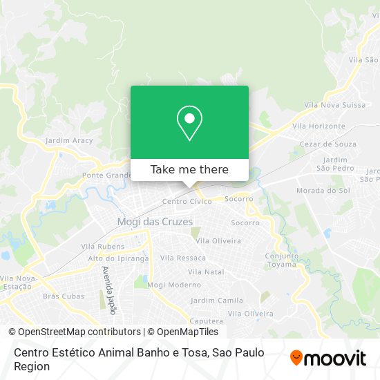 Centro Estético Animal Banho e Tosa map