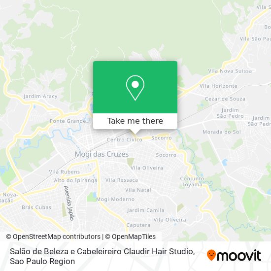 Salão de Beleza e Cabeleireiro Claudir Hair Studio map