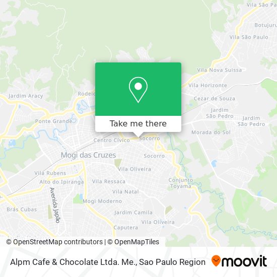 Alpm Cafe & Chocolate Ltda. Me. map