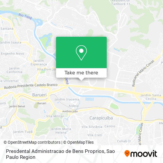 Presdental Administracao de Bens Proprios map