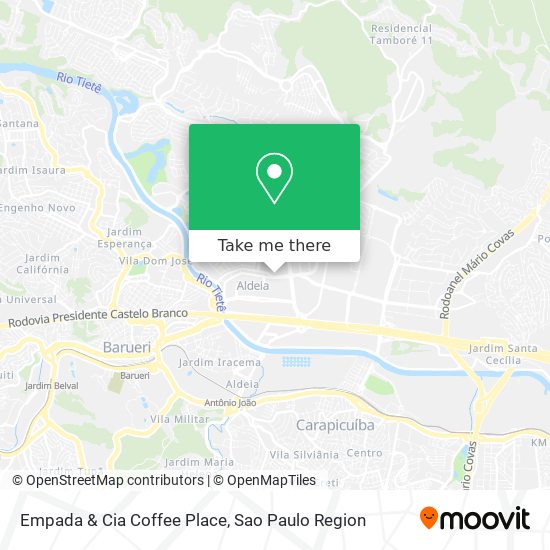 Mapa Empada & Cia Coffee Place