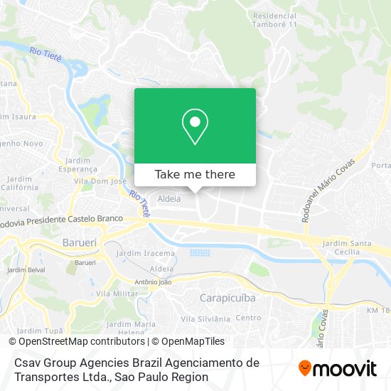 Csav Group Agencies Brazil Agenciamento de Transportes Ltda. map