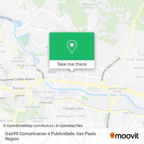 Gas99 Comunicacao e Publicidade map