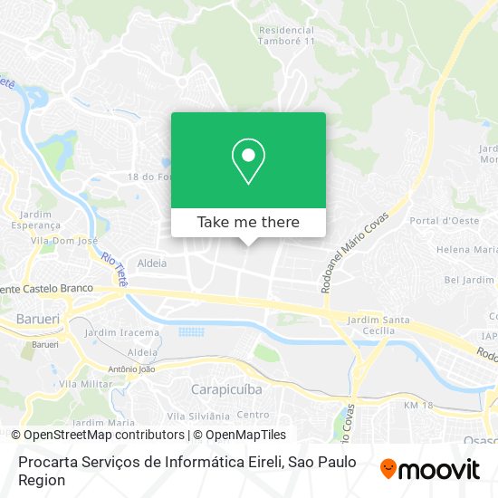 Procarta Serviços de Informática Eireli map