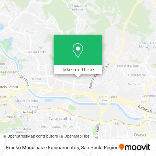 Brasko Maquinas e Equipamentos map