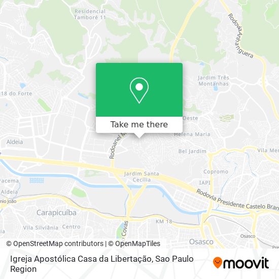 Igreja Apostólica Casa da Libertação map