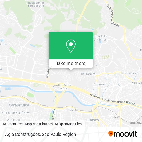 Agia Construções map