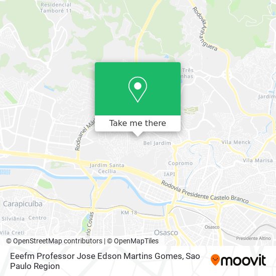 Eeefm Professor Jose Edson Martins Gomes map