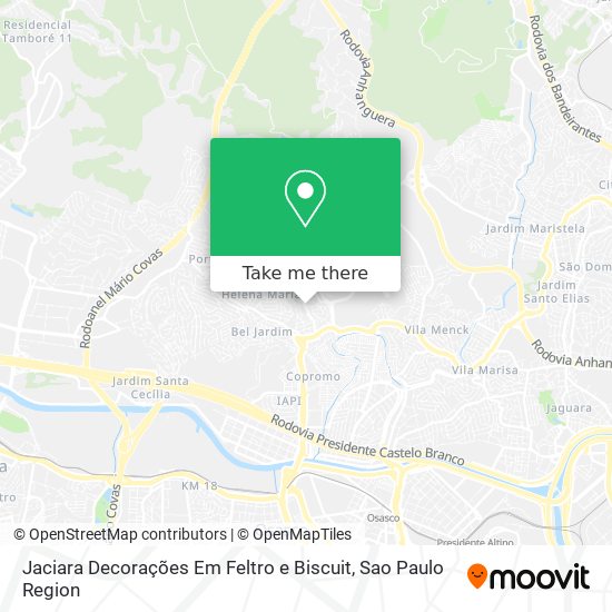 Jaciara Decorações Em Feltro e Biscuit map