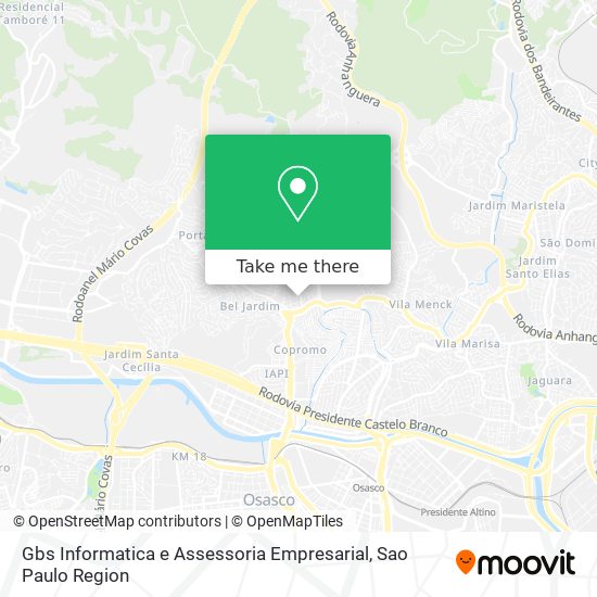 Gbs Informatica e Assessoria Empresarial map