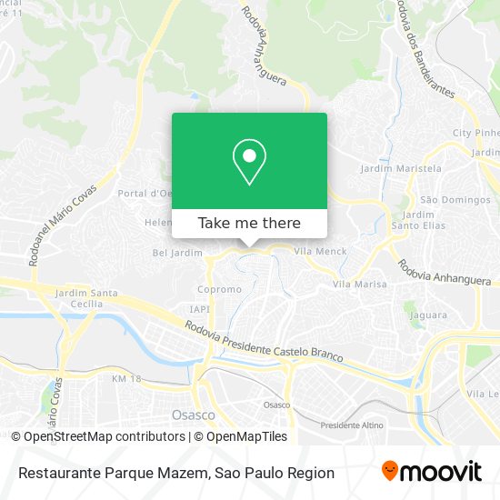 Restaurante Parque Mazem map