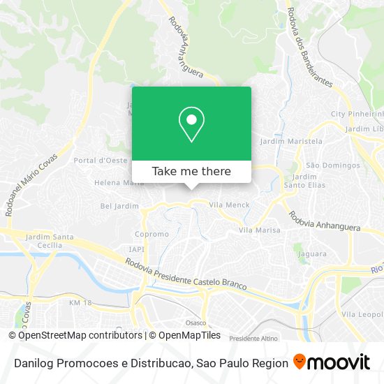 Danilog Promocoes e Distribucao map