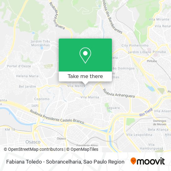 Fabiana Toledo - Sobrancelharia map