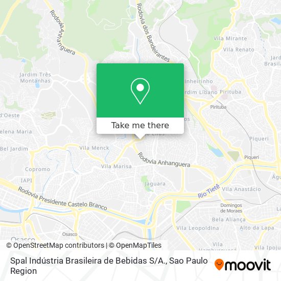 Spal Indústria Brasileira de Bebidas S / A. map