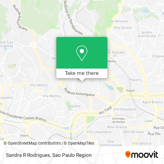 Sandra R Rodrigues map