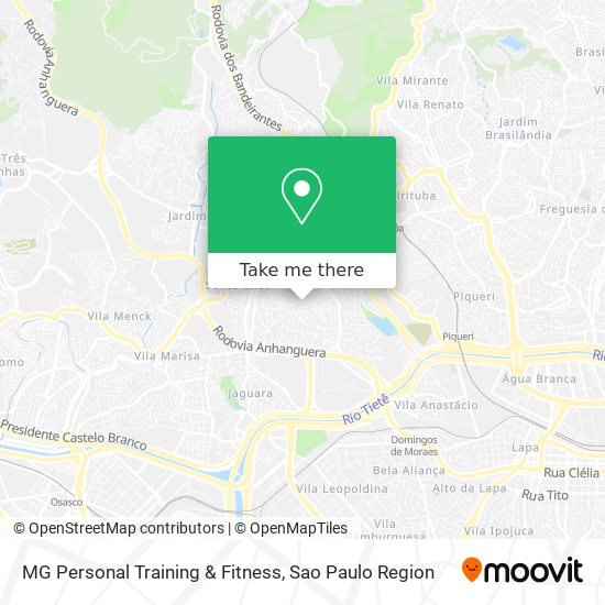 MG Personal Training & Fitness map