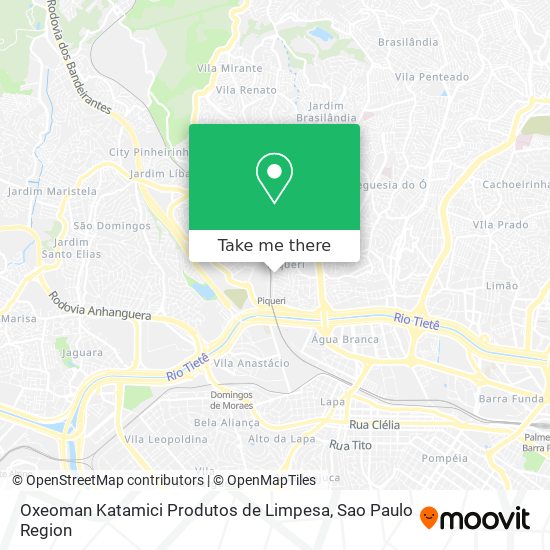Oxeoman Katamici Produtos de Limpesa map