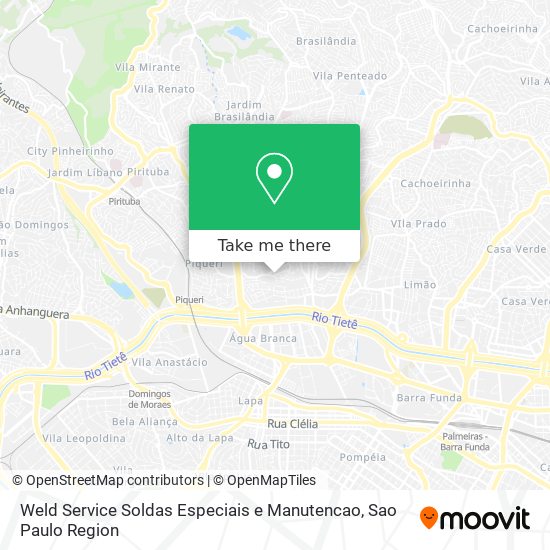 Weld Service Soldas Especiais e Manutencao map