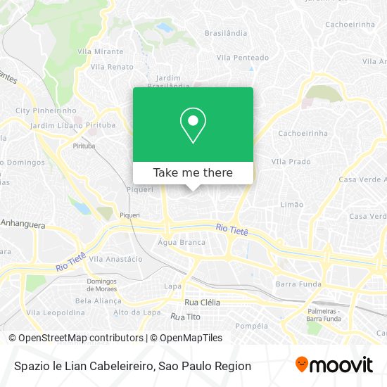 Spazio le Lian Cabeleireiro map