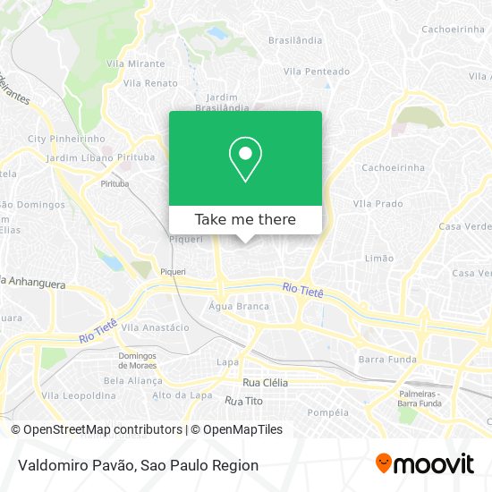 Valdomiro Pavão map