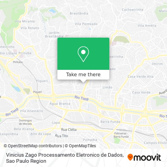 Vinicius Zago Processamento Eletronico de Dados map
