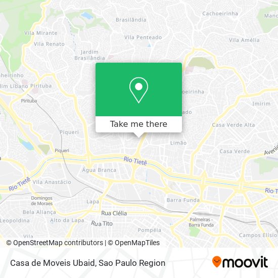 Casa de Moveis Ubaid map