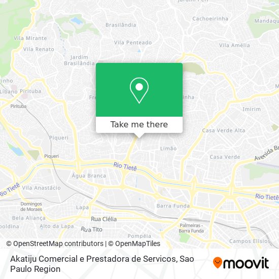 Akatiju Comercial e Prestadora de Servicos map